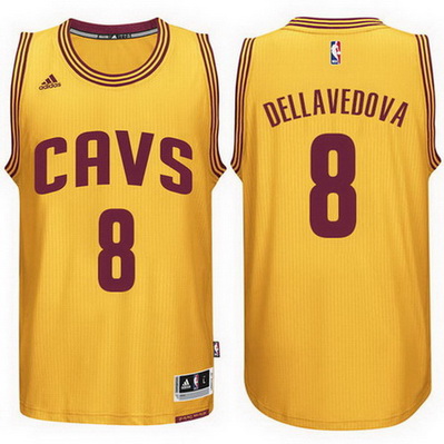 maglia nba matthew dellavedova 8 2015 cleveland cavaliers giallo