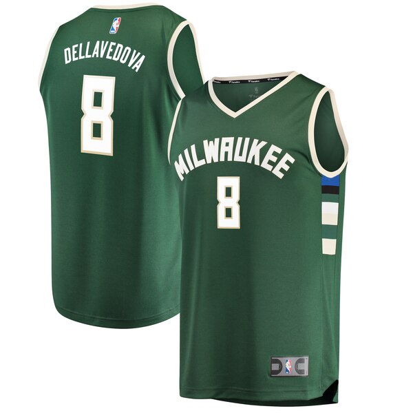 Maglia Matthew Dellavedova 8 2020 Milwaukee Bucks verde