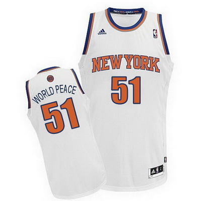 maglia nba metta world peace 51 new york knicks bianca