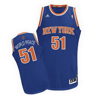 canotta basket metta world peace 51 new york knicks blu