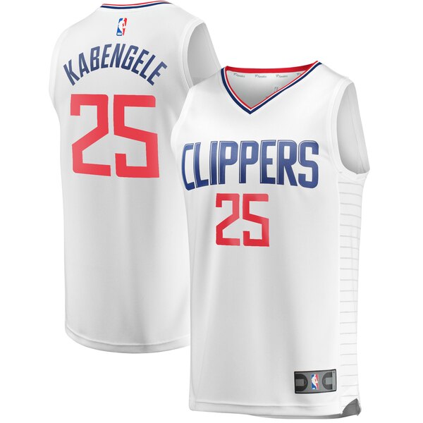 maglia nba mfiondu kabengele 25 2020 los angeles clippers bianca