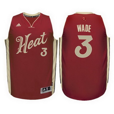 maglia nba miami heat bambino dwyane wade 3 natale 2015