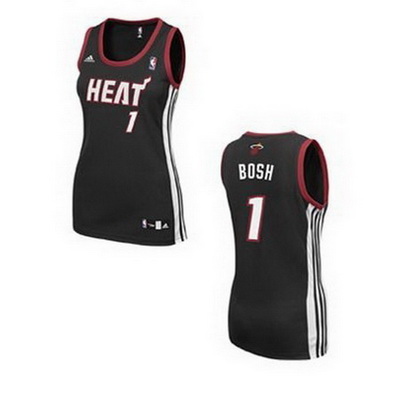 maglia nba donna miami heat chris bosh 1 nero