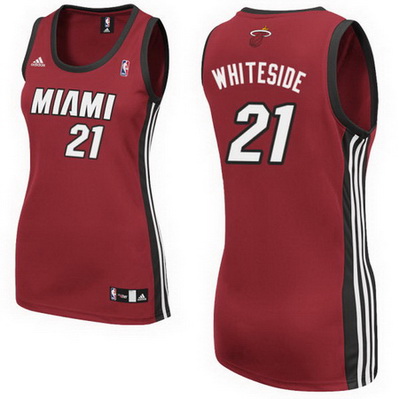 canotte nba donne miami heat hassan whiteside 21 rosso