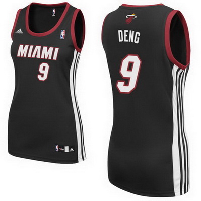 canotta nba donna miami heat luol deng 9 nero