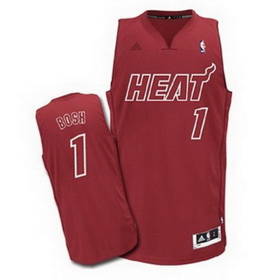 maglie basket nba miami heat natale 2012 chris bosh 1 rosso