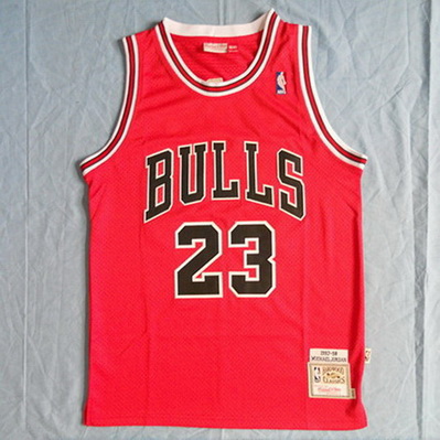 maglia basket michael jordan 23 1997-98 chicago bulls rosso
