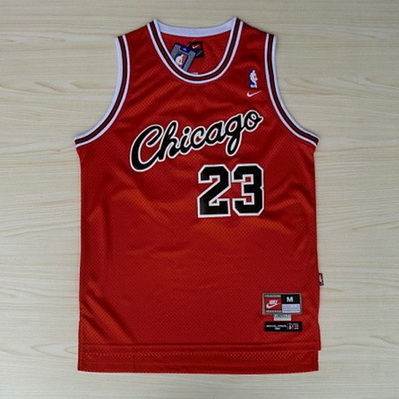 canotta nba michael jordan 23 retro chicago bulls rosso