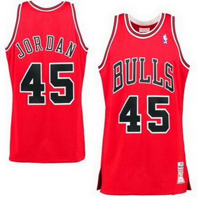 maglia basket michael jordan 45 1994-95 chicago bulls rosso