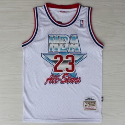 maglie basket michael jordan nba all star 1992 bianca