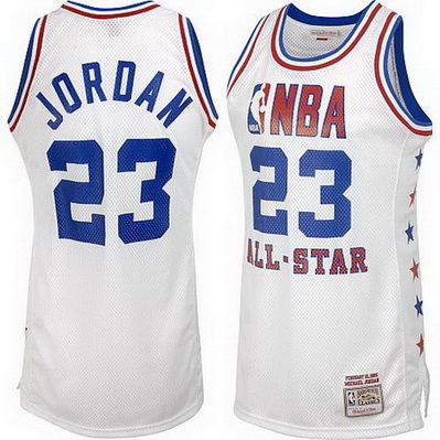 canotta basket michael jordan nba all star 2003 bianca