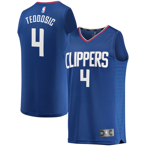 canotta nba Milos Teodosic 4 2020 los angeles clippers blu