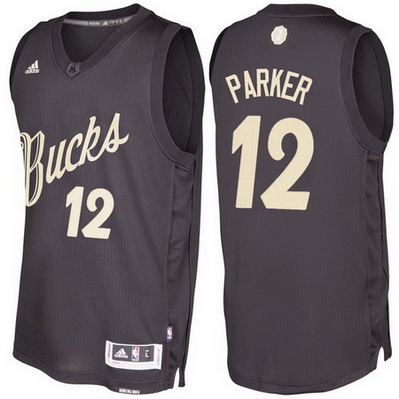 canotte basket milwaukee bucks natale 2016 jabari parker 12 nero