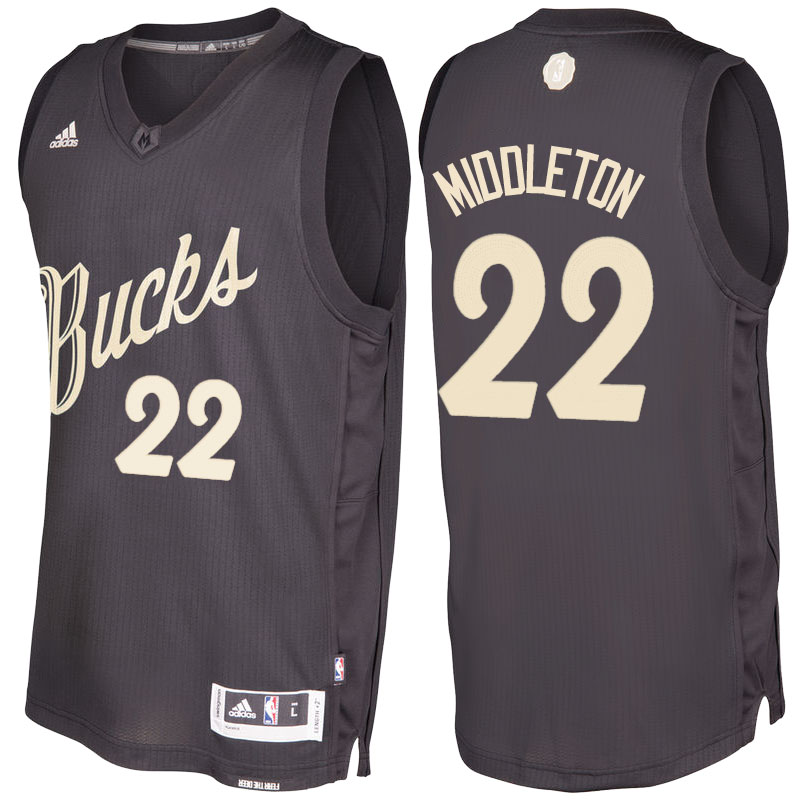 Maglia Gary Payton II 22 2017 Milwaukee Bucks Nero