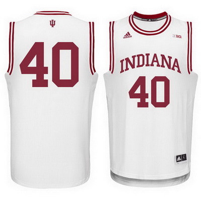 canotta basket ncaa indiana hoosiers cody zeller 40 bianca