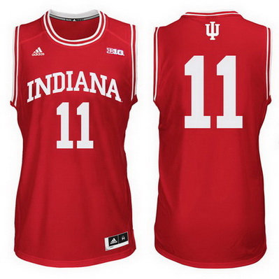 canotte uomo ncaa indiana hoosiers isaiah thomas 11 rosso