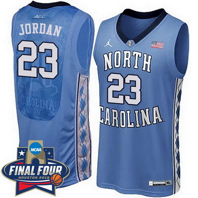 canotta basket ncaa north carolina tar heels michael jordan 23 blu