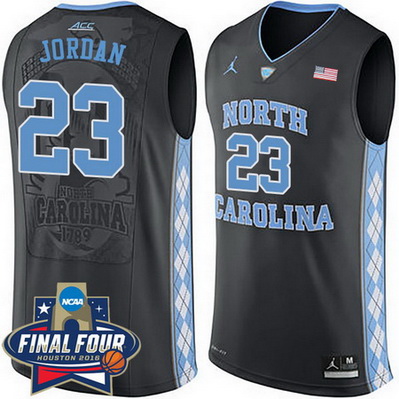 canotte basket ncaa north carolina tar heels michael jordan 23 nero