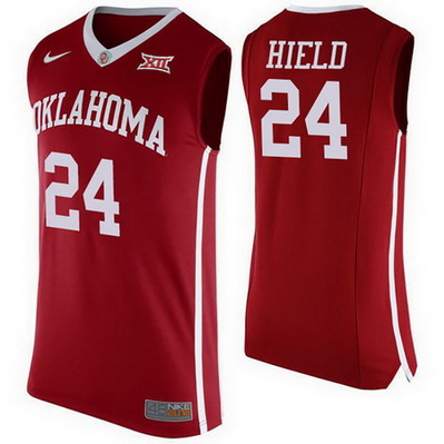 canotta basket ncaa oklahoma sooners buddy hield 24 rosso