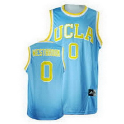 maglia uomo ncaa ucla bruins russell westbrook 0 blu