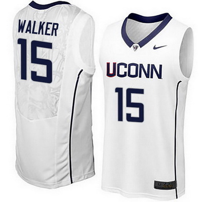 canotte uomo ncaa uconn huskies kemba walker 15 bianca