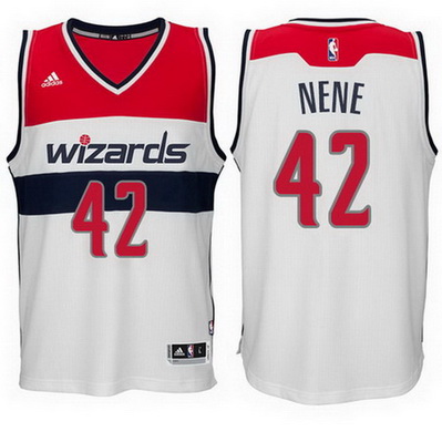 canotta basket nene hilario 42 2015 washington wizards bianca