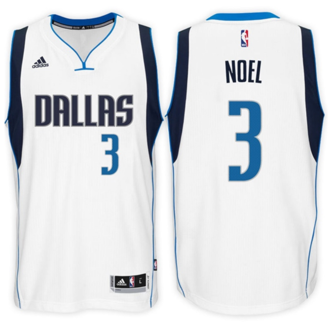 Maglia Nerlens Noel 3 2017 Dallas Mavericks Blanca