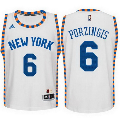 maglia nba new york knicks bambino kristaps porzingis 6 retro