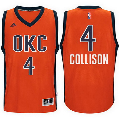 maglia nick collison 4 2016 oklahoma city thunder arancia