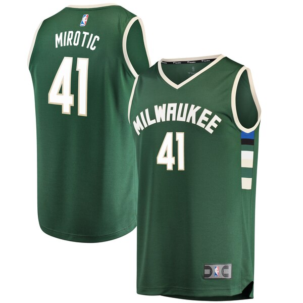 Maglia Nikola Mirotic 41 2020 Milwaukee Bucks verde