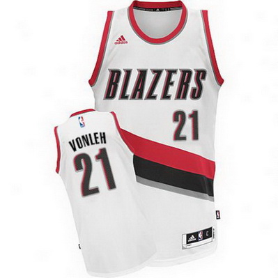 maglia noah vonleh 21 2015 portland trail blazers bianca