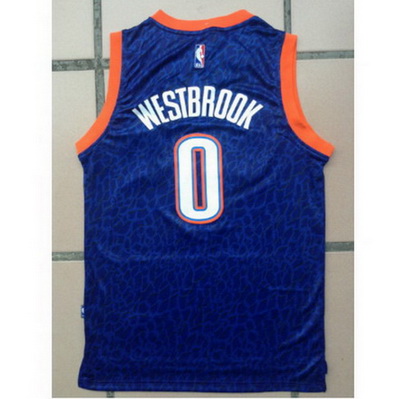 canotta nba oklahoma city thunder leopard russell westbrook 0 blu