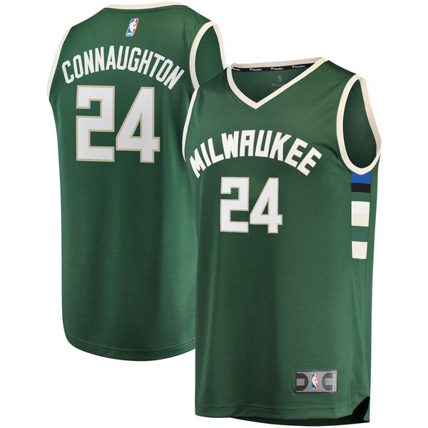 Maglia Pat Connaughton 24 2020 Milwaukee Bucks verde