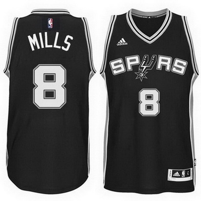 maglia uomo patty mills 8 2015 san antonio spurs nero