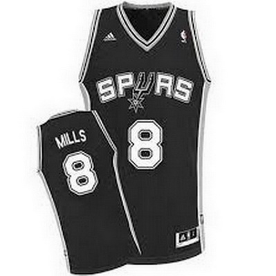 canotta nba patty mills 8 san antonio spurs rev30 nero