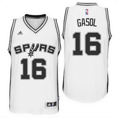 maglia basket pau gasol 16 2015 san antonio spurs bianca