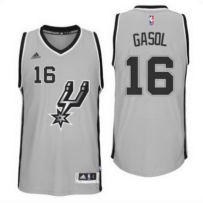 canotta basket pau gasol 16 2015 san antonio spurs grigio