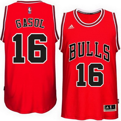 maglia basket pau gasol 16 2016 chicago bulls rosso