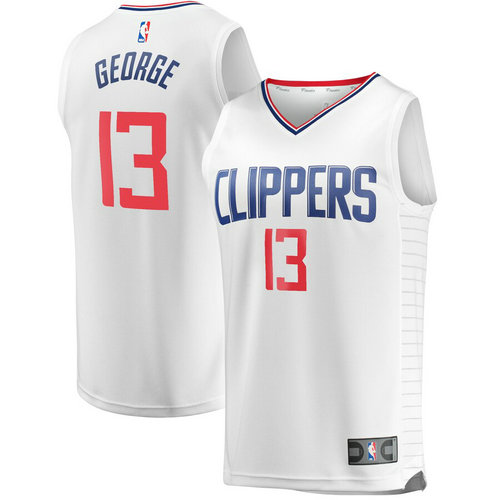 canotta nba Paul George 13 2019 los angeles clippers bianca