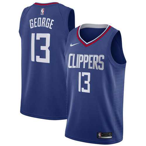 canotta nba Paul George 13 2019 los angeles clippers blu