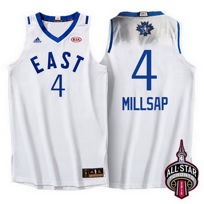 maglie uomo paul millsap 4 nba all star 2016 bianca