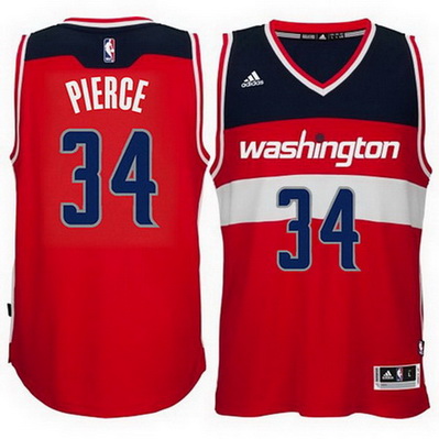 maglia uomo paul pierce 34 2015 washington wizards rosso