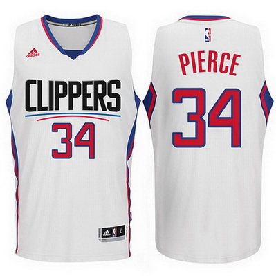 maglia paul pierce 34 2016 los angeles clippers bianca