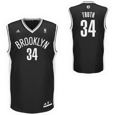 canotta nba paul pierce 34 brooklyn nets rev30 nero