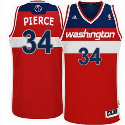 maglia basket paul pierce 34 washington wizards rev30 rosso