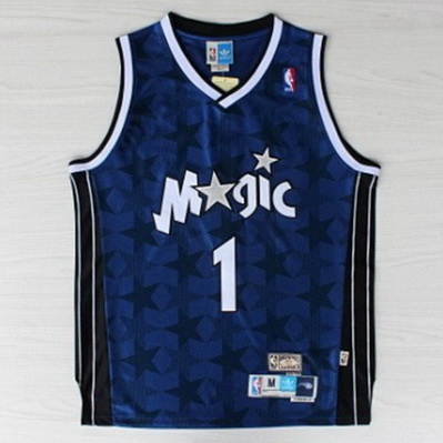 maglia basket penny hardaway 1 orlando magic rev30 blu