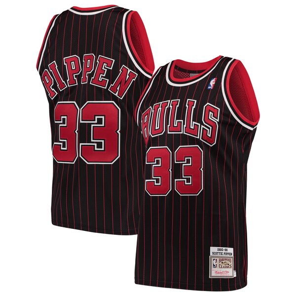 canotta scottie pippen 33 2019-2020 chicago bulls nero