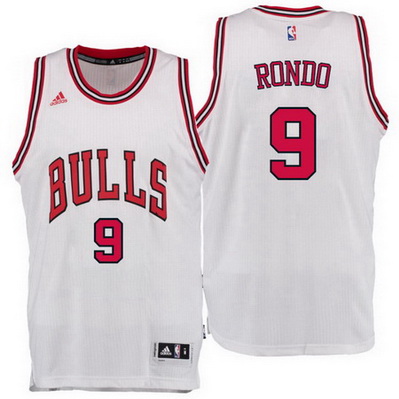 canotta nba rajon rondo 9 2016 chicago bulls bianca