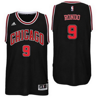maglia basket rajon rondo 9 2016 chicago bulls nero