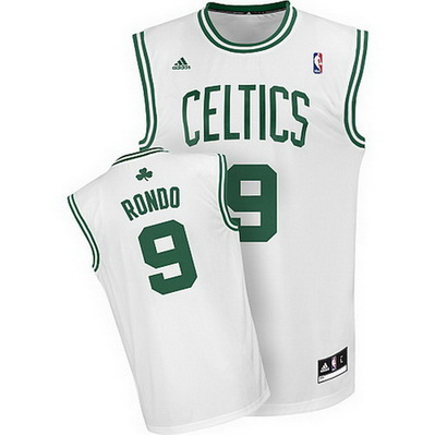 canotta basket rajon rondo 9 boston celtics rev30 bianca